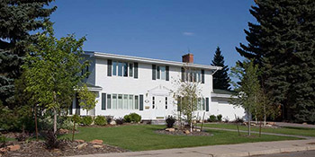 A typical home found in the Grosvenor Park area of Saskatoon